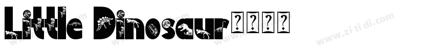 Little Dinosaur字体转换